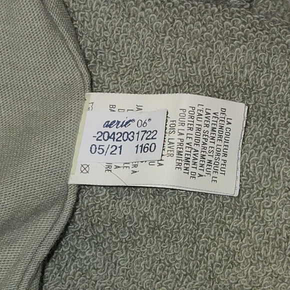 Aerie‎ Ruffle Tiered Mini Skirt Elastic Waist Casual Sage Green XL - Picture 7 of 8